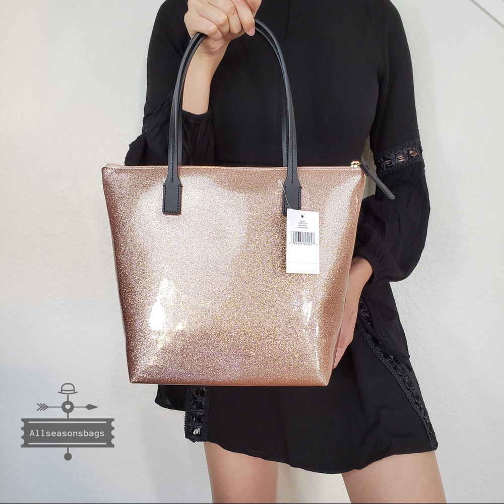 NWT kate spade Jeralyn Street mavis Roségold tote - Picture 4 of 8